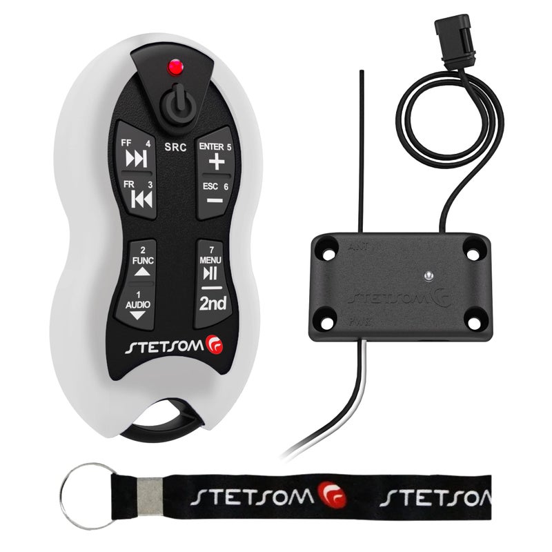 Stetsom SX2 - Universal Remote Control, Infrared, Long Range (1640 ft), 16 Functions, Learning Mode, Compatible with Car Audio Head Units, Home Devices and Video Equipment - Image 3